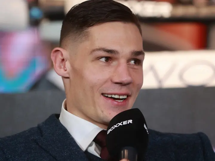 Chris Billam-Smith speaks during an interview