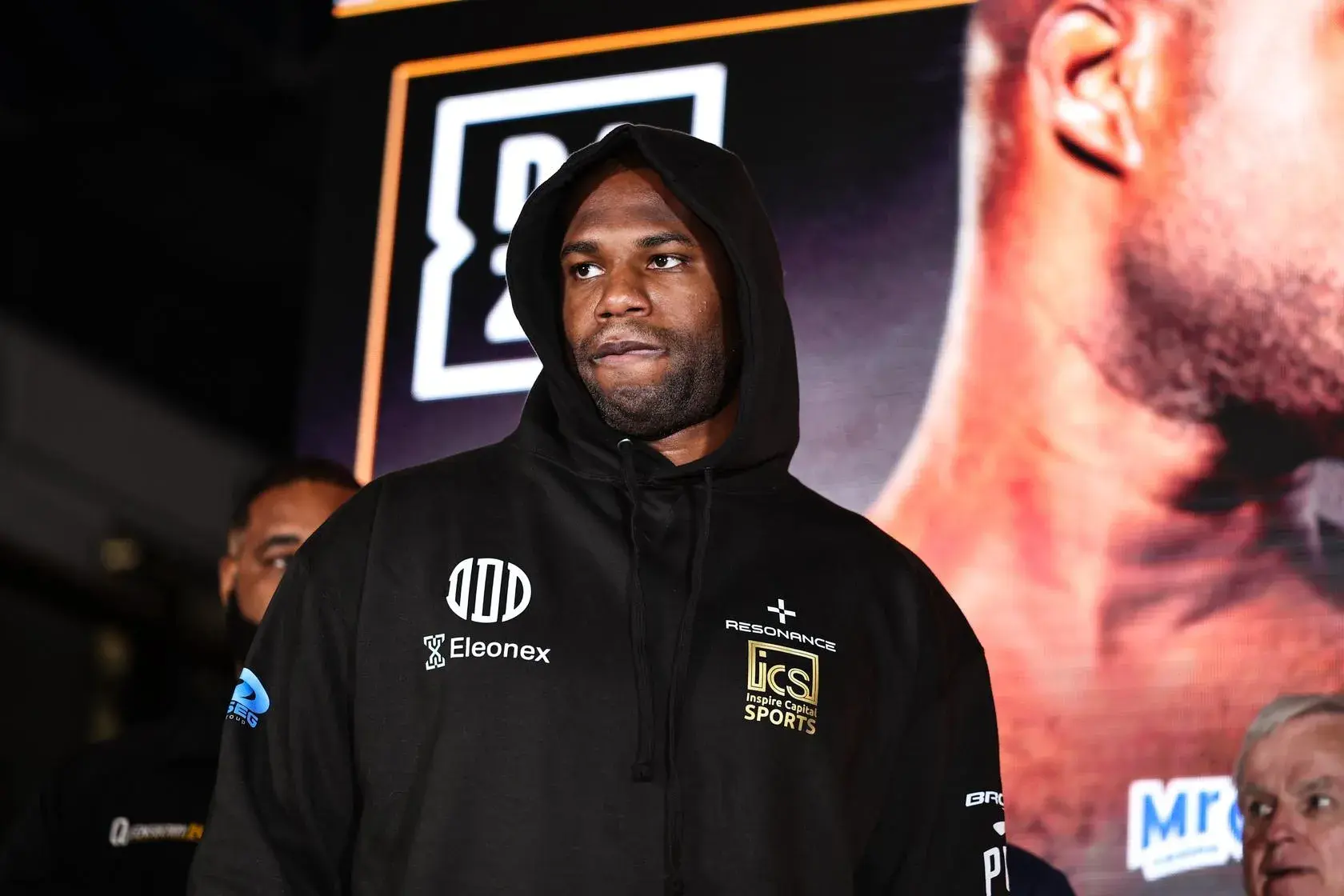 Daniel Dubois at the weigh-in for his rematch with Fabio Wardley, October 16, 2026