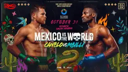 Saul Canelo Alvarez vs. Christian Mbilli artwork